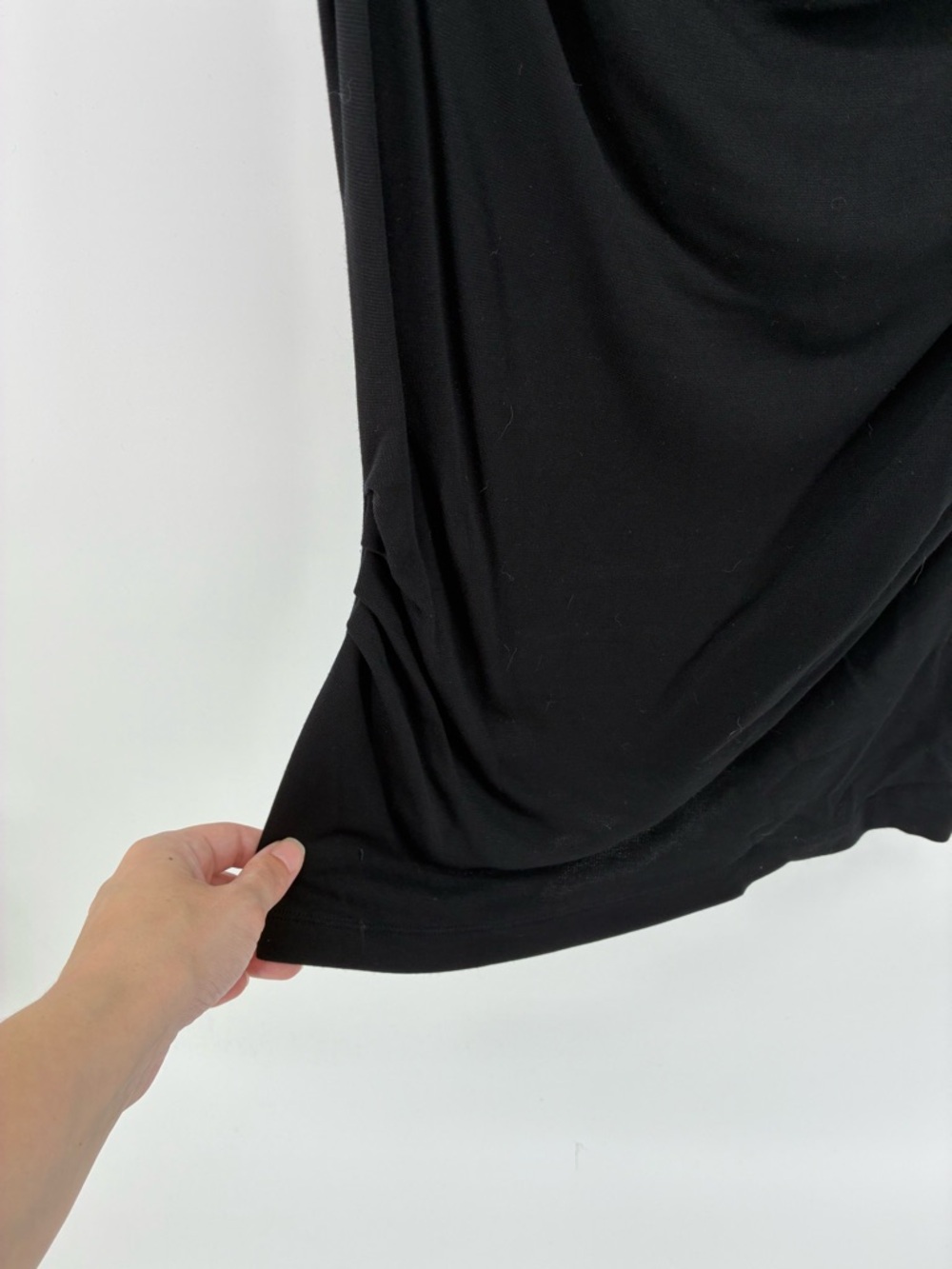 Sleeveless Black Cowl Neck Top - Picture 8 of 8
